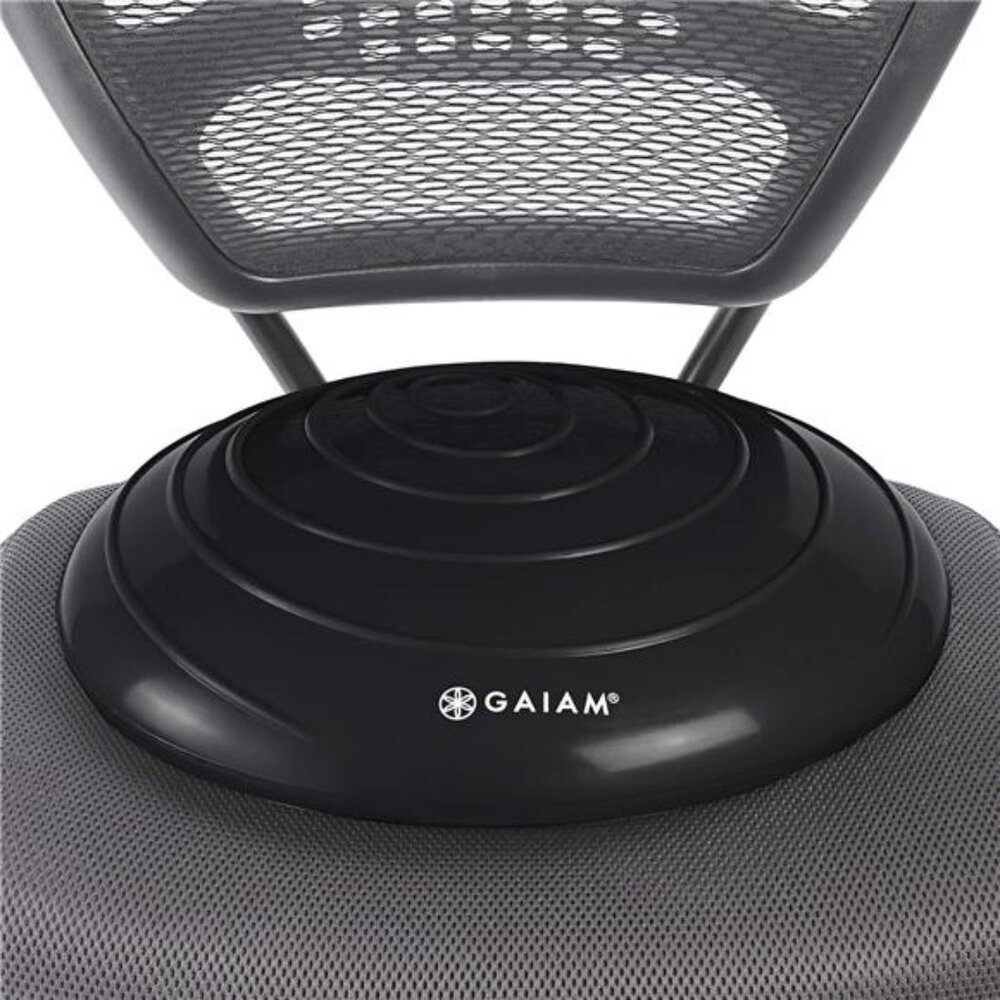 Gaiam Balance Disc Wobble Cushion Stability Core Trainer for Home or Office